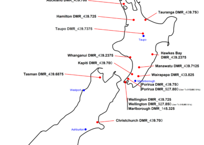 AREC ZL TRBO (MARC) DMR Repeater Network